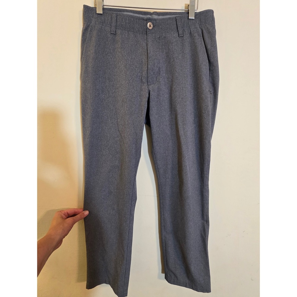 Under Armour Showdown Golf Pants Mens 32x30 Gray Performance Trousers 1347389